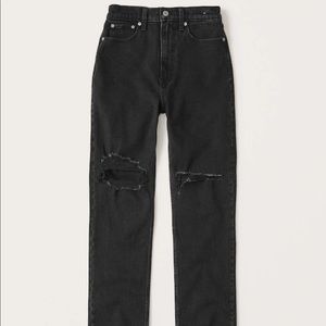 Ultra High Rise Ankle Straight Jeans